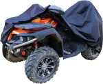 Amazon Basics Weatherproof Standard ATV Cover - 150D Oxford, ATVs up to 102", Black