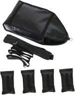 NAIZEA Adjustable Weight Sled Trainer, Sandbag Sled Trainer Resistance Sled Trainer for Sprinter Speed Training Indoor with 4 Weight Sandbags Brand: NAIZEA