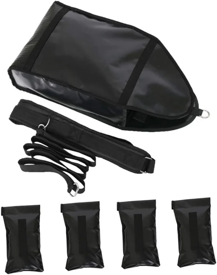 NAIZEA Adjustable Weight Sled Trainer, Sandbag Sled Trainer Resistance Sled Trainer for Sprinter Speed Training Indoor with 4 Weight Sandbags Brand: NAIZEA - Image 9