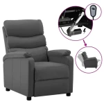 vidaXL Electric Reclining Chair Faux Leather Reclining Sofa Multi Colours - Image 5