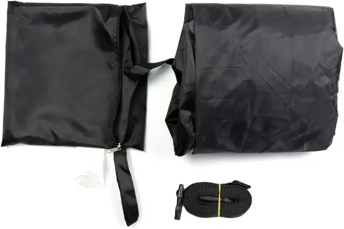 Amazon Basics Weatherproof Standard ATV Cover - 150D Oxford, ATVs up to 102", Black - Image 8