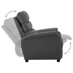 vidaXL Electric Reclining Chair Faux Leather Reclining Sofa Multi Colours - Image 4