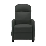 vidaXL Massage Recliner Anthracite Faux fabric