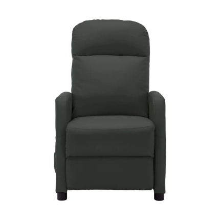 vidaXL Massage Recliner Anthracite Faux fabric
