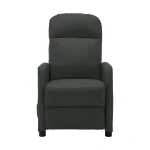 vidaXL Massage Recliner Anthracite Faux fabric
