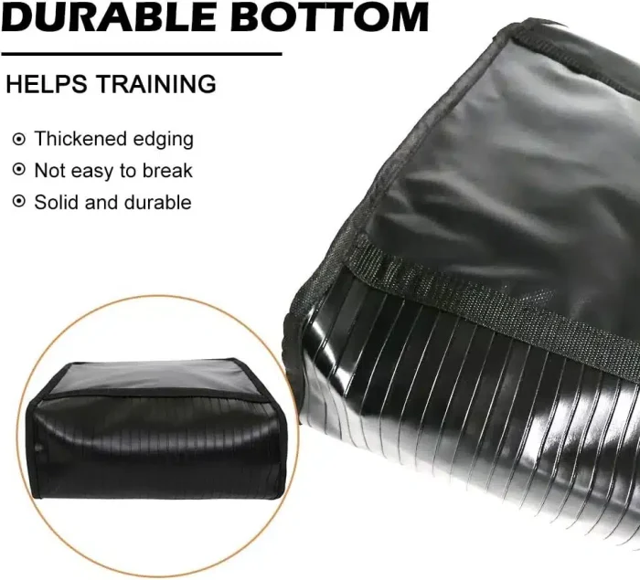 NAIZEA Adjustable Weight Sled Trainer, Sandbag Sled Trainer Resistance Sled Trainer for Sprinter Speed Training Indoor with 4 Weight Sandbags Brand: NAIZEA - Image 7