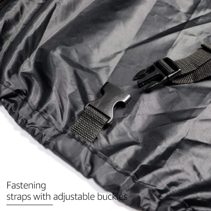 Amazon Basics Weatherproof Standard ATV Cover - 150D Oxford, ATVs up to 102", Black - Image 6