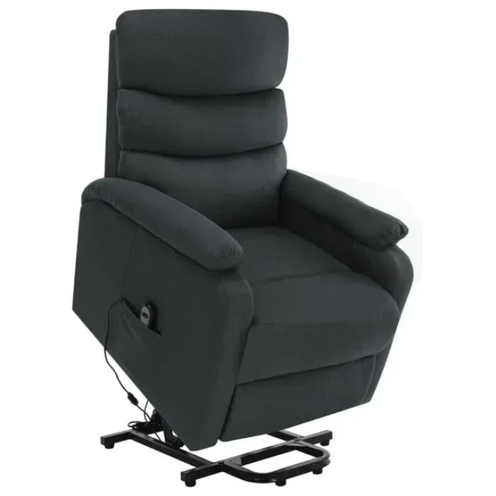 vidaXL Power Lift Recliner Electric Lift Chair for Home Theater Cinema Fabric - Image 4