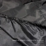 Amazon Basics Weatherproof Standard ATV Cover - 150D Oxford, ATVs up to 102", Black - Image 4