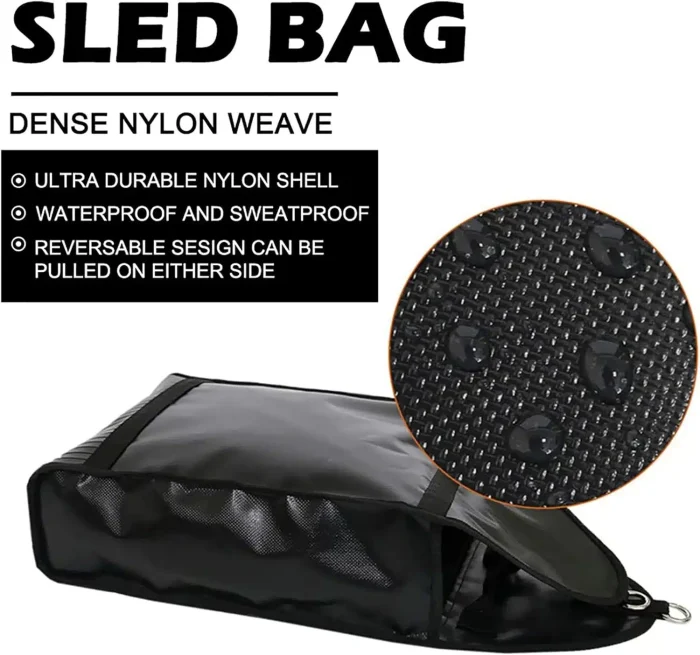 NAIZEA Adjustable Weight Sled Trainer, Sandbag Sled Trainer Resistance Sled Trainer for Sprinter Speed Training Indoor with 4 Weight Sandbags Brand: NAIZEA - Image 4