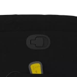 vidaXL Black Fabric Massage Recliner Chair - Manual Recline, 6-Point Vibration Massage System, Comfortable Padding, Wood/Metal Frame - Image 8