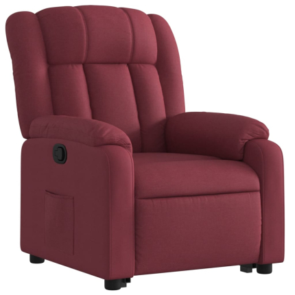 VidaXL Electric recliner chair with raising aid light grey fabric, armchair, armchair with raising aid, recliner chair, armchairs