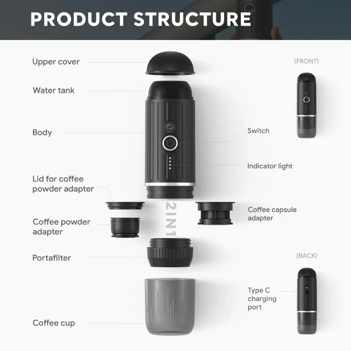 D LC Automatic Ice Cream Maker, Home Use, Aluminium Inner For Pre-Chilled/Frozen Mixes - DLC-35151 - Image 4