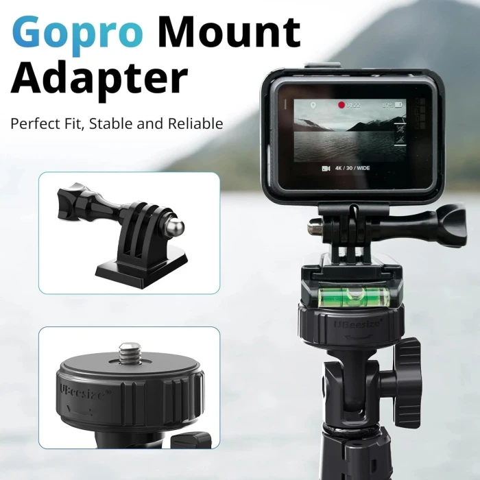 UBeesize 62" Phone Tripod & Selfie Stick Camera Tripod Stand With a Remote. - Image 2