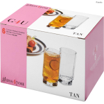 Glass4you Set of 6 Glass Glasses - Image 3
