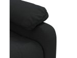 vidaXL Massage Chair Black Fabric Model 29 - Image 9