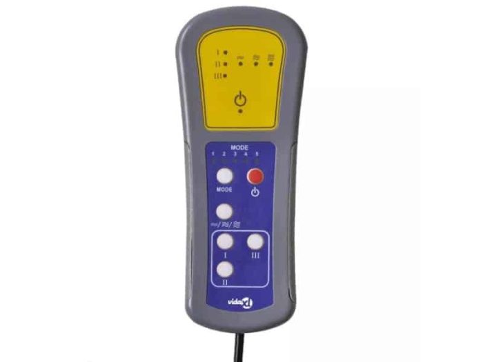 vidaXL Massage Chair Black Fabric Model 29 - Image 10