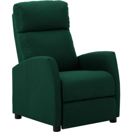 vidaXL Armchair Fabric Dark Green
