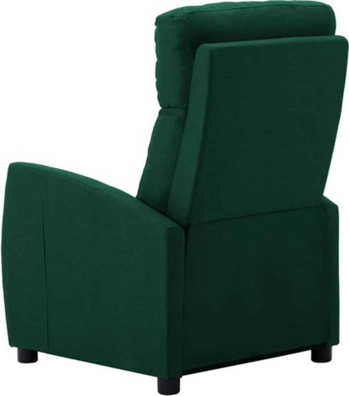 vidaXL Armchair Fabric Dark Green - Image 6