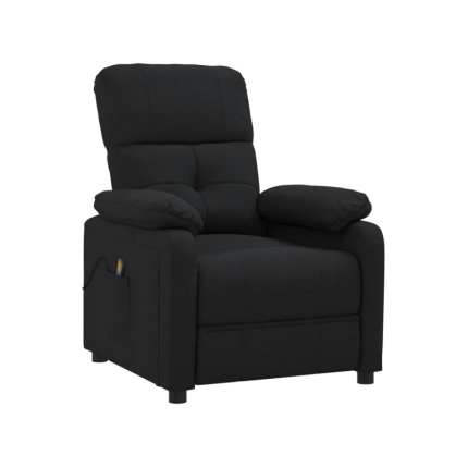 vidaXL Massage Chair Black Fabric Model 29