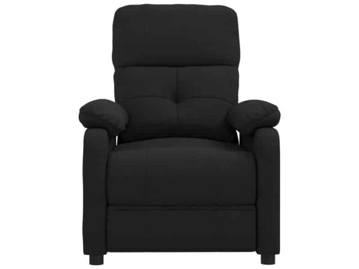 vidaXL Massage Chair Black Fabric Model 29 - Image 4