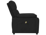 vidaXL Massage Chair Black Fabric Model 29 - Image 2