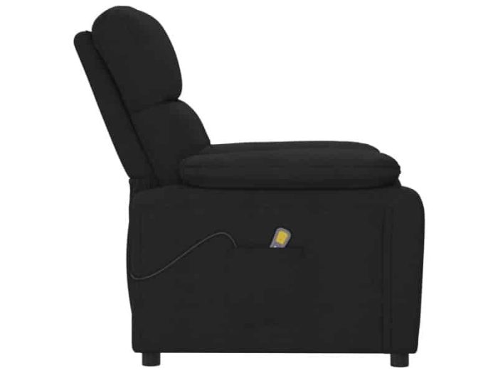 vidaXL Massage Chair Black Fabric Model 29 - Image 2