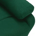 Vidaxl 2-Seater Sofa Bed Dark Green Fabric Upholstery 324095 - Image 4