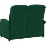 Vidaxl 2-Seater Sofa Bed Dark Green Fabric Upholstery 324095 - Image 7