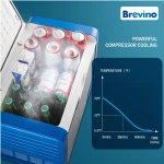 Brevino Portable Mini Car Fridge (12V/220V Dual Power) - Image 4
