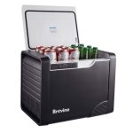 Brevino Portable Mini Car Fridge (12V/220V Dual Power)