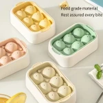 Ball Ice Cube Tray Food Grade Silica Gel Making Round Ball Storage Ice Cube Tray Ice Ball Mold