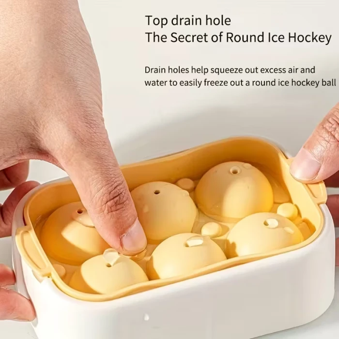 Ball Ice Cube Tray Food Grade Silica Gel Making Round Ball Storage Ice Cube Tray Ice Ball Mold - Image 5