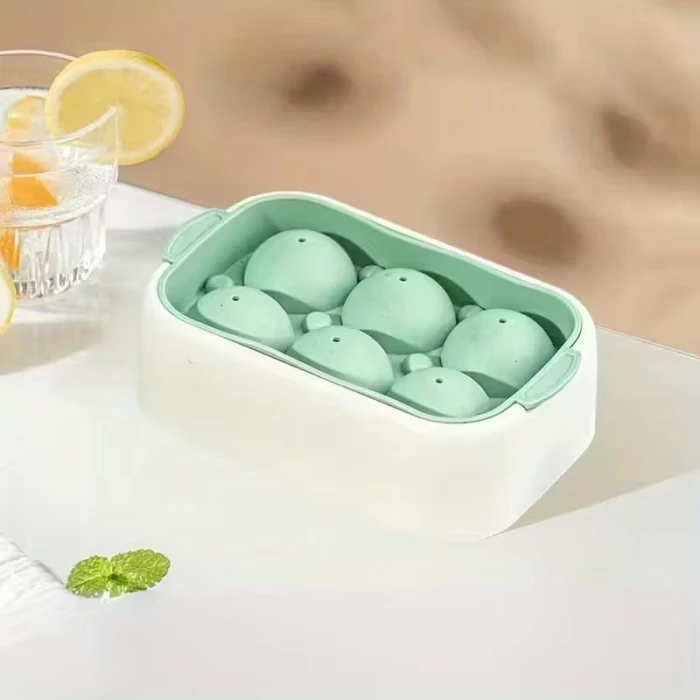 Ball Ice Cube Tray Food Grade Silica Gel Making Round Ball Storage Ice Cube Tray Ice Ball Mold - Image 6