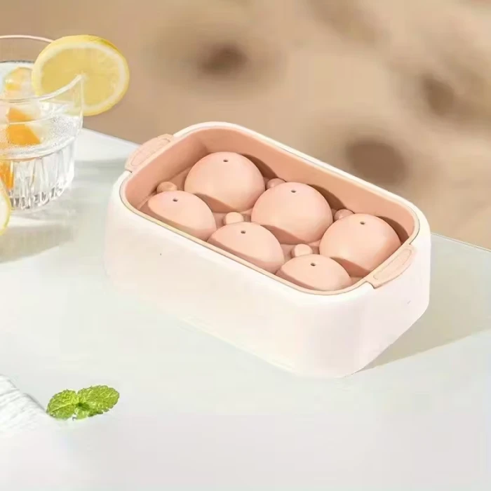 Ball Ice Cube Tray Food Grade Silica Gel Making Round Ball Storage Ice Cube Tray Ice Ball Mold - Image 7