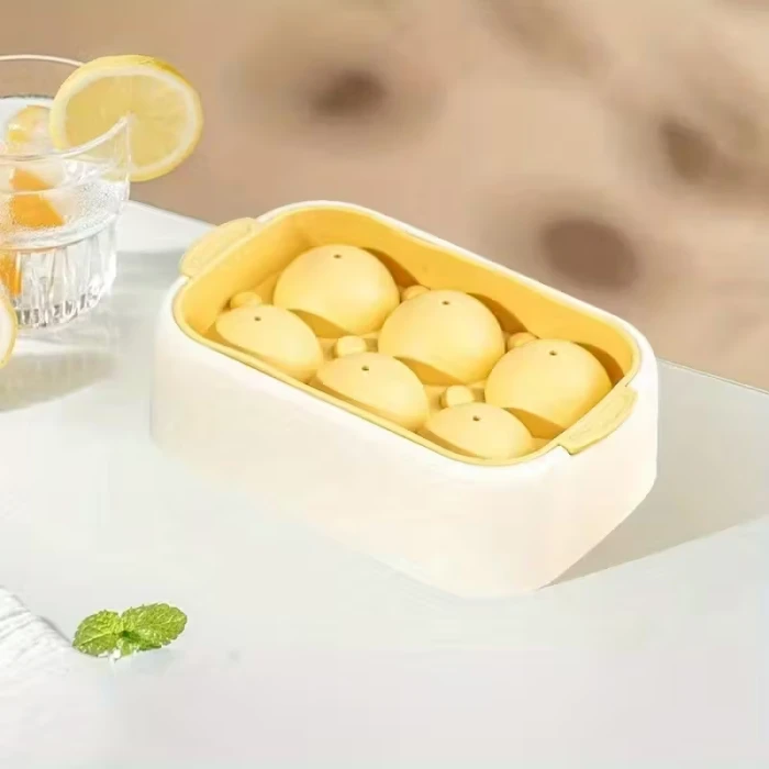 Ball Ice Cube Tray Food Grade Silica Gel Making Round Ball Storage Ice Cube Tray Ice Ball Mold - Image 8