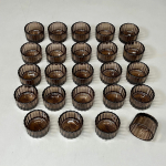 HOBBY LOBBY (24 PACK) Ribbed Glass Tea Light Holder Copper 2" Dia X 1" W0627644 - Image 2