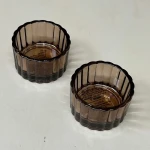 HOBBY LOBBY (24 PACK) Ribbed Glass Tea Light Holder Copper 2" Dia X 1" W0627644 - Image 4
