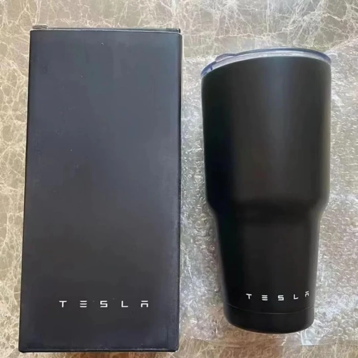 Travel Mug with Car Sticker, for Tesla Model 3 XYS Travel Mug Hot or Cold Coffee or Tea Personalized Car Water Cup - Image 6
