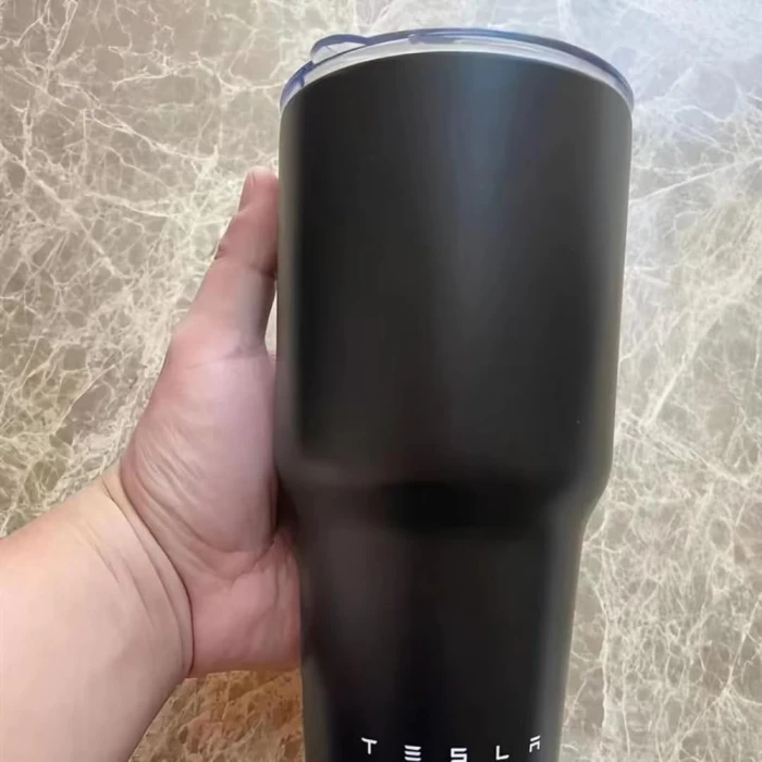 Travel Mug with Car Sticker, for Tesla Model 3 XYS Travel Mug Hot or Cold Coffee or Tea Personalized Car Water Cup - Image 7