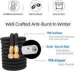 (BLUE) Flexible Expanding Water Hose Garden Hose Shrink Expandable Flexible Water Hoses Pressure Car Washer Pipe Spray G-u-n Irrigation Garden Hose Leunlee - Image 7