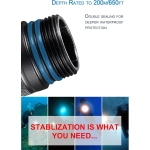 Ano D710S Dive Light with Magnetic Rotary Switch Kingkong 2 x 26650 Batteries and USB Charger Included 1000 Lumens Underwater Scuba Dive Flashlight with Cree XML U2 LED 650ft Waterproof - Image 6
