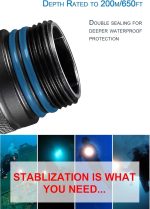 Ano D710S Dive Light with Magnetic Rotary Switch Kingkong 2 x 26650 Batteries and USB Charger Included 1000 Lumens Underwater Scuba Dive Flashlight with Cree XML U2 LED 650ft Waterproof - Image 6