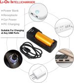 Ano D710S Dive Light with Magnetic Rotary Switch Kingkong 2 x 26650 Batteries and USB Charger Included 1000 Lumens Underwater Scuba Dive Flashlight with Cree XML U2 LED 650ft Waterproof - Image 9