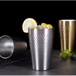 304 Stainless Steel Teacup Coffee Cup Mug Tumber Drinking Mugs Tea Cups for Water, Milk, Juice, Tea, Beer, Champagne, Wine, etc (450ML, Silver) - Image 8