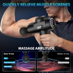 TOLOCO Massage Gun, Upgrade Percussion Muscle Massage Gun for Athletes, Handheld Deep Tissue Massager - Image 2