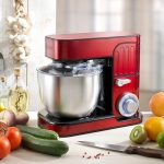 Antara Kitchencook Stainless Steel Mixer with Planetary Movement Red - Image 2