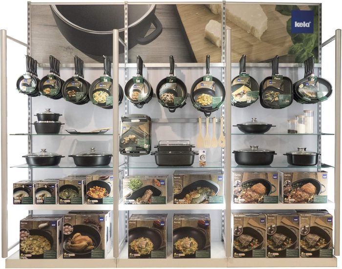 Kela 15156 Kerros Frying Pan, 11.0 x 11.0 inches (28 x 28 cm), Grill Pan - Image 4