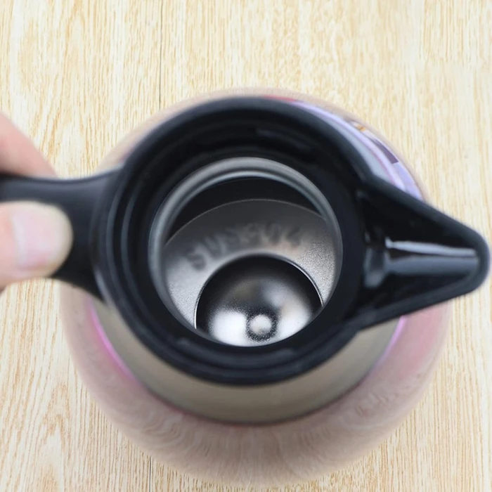 Insulation Pot Stainless Steel Coffee Pot Vacuum Double Insulation Pot European Style Home Kettle Sealing Cap Thermal Carafe Thermal Carafe ​Jugs - Image 3