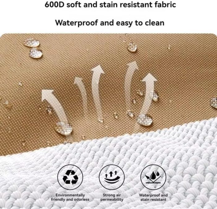 Quick Fold Outdoor Chair Includes One Side Pocket And Carry Bag. Great For Use At Camp, Beach Or During Sports Activities Black - Image 7